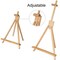 31-1/2 inch A-Frame Easel, Adjustable Beechwood Tripod Display Stand, Holds Up to 27" Canvas, Portable Table Desktop Painting Picture Holder